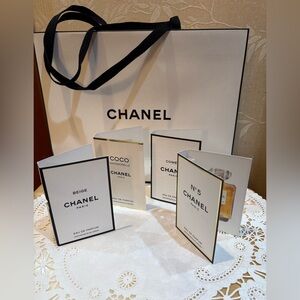 Chanel Coco Mademoiselle, Beige, Comete, No5 Travel Size Spray Perfumes